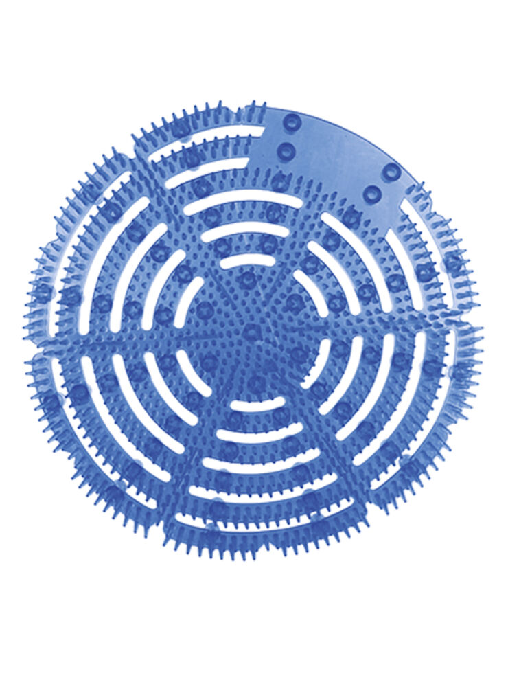 Anti-splash, deodorizing and splash guard urinal screen for toilet bowl