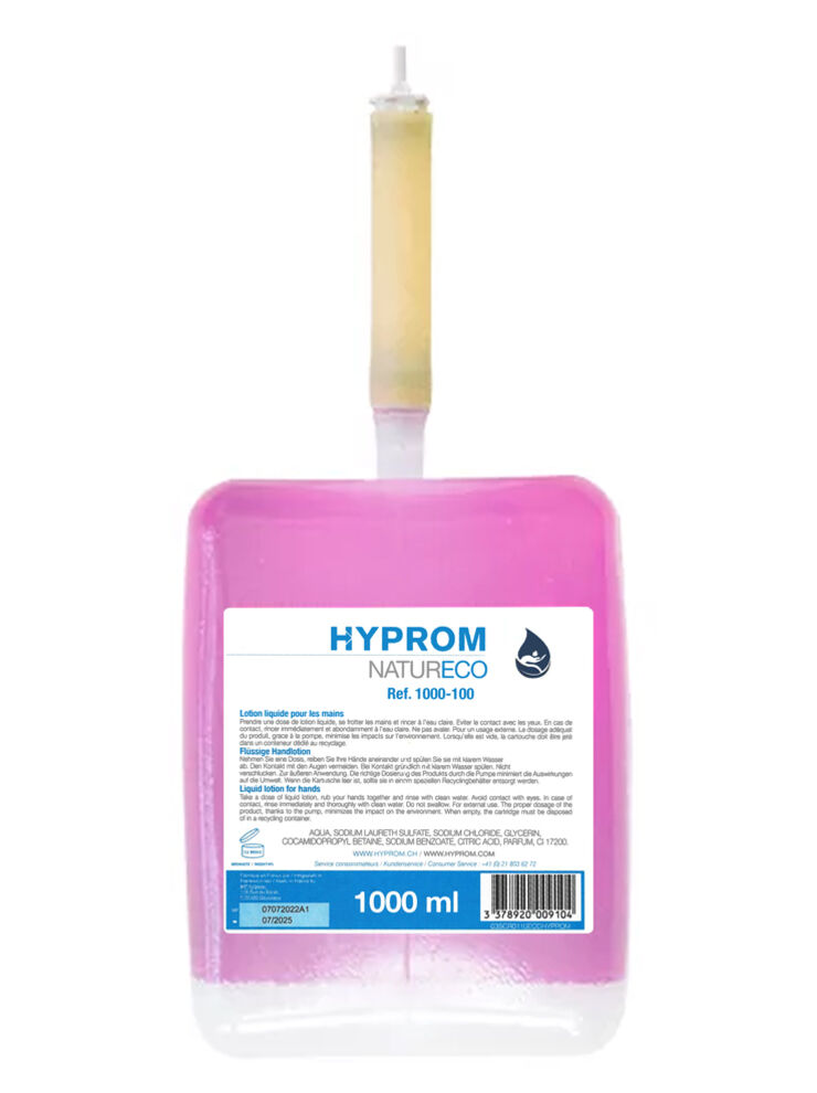 NaturEco liquid hand soap refill, perfumed, with Anti-drip, dosing pump